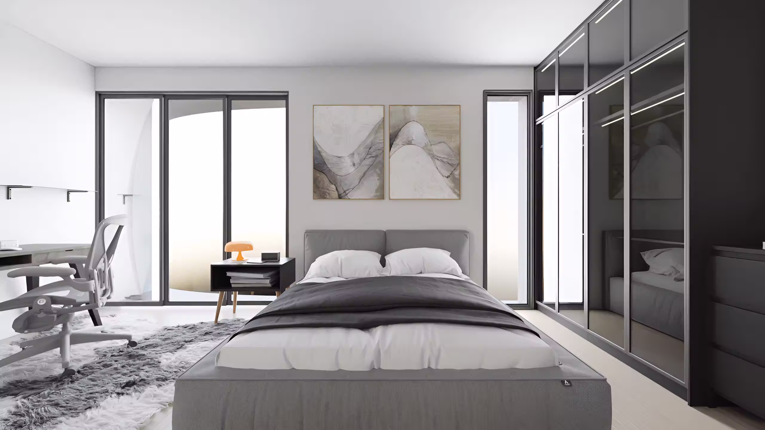 3D interior visualization rendered in Blender by Valentino Ivanovski, view 9